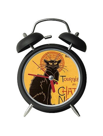 Réveil traditionnel Le chat noir
