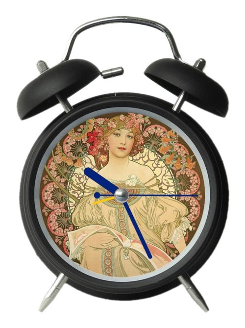 Réveil traditionnel Rêverie d'Alfons Mucha - Kiabi