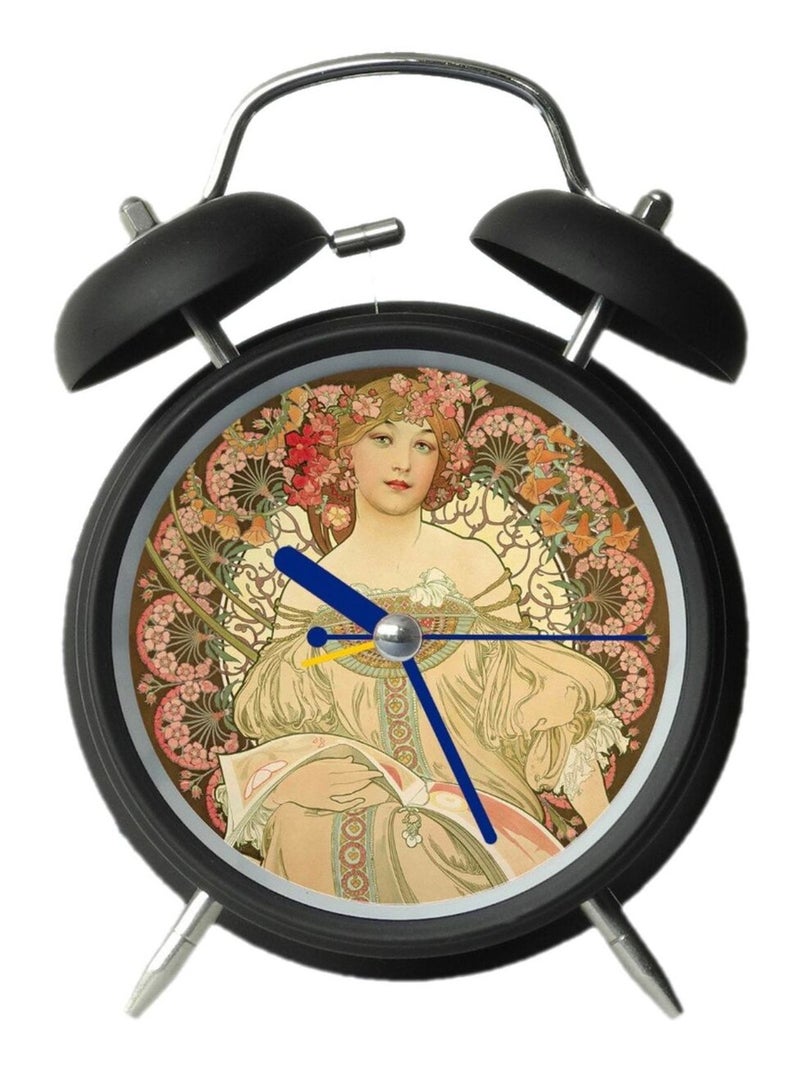 Réveil traditionnel Rêverie d'Alfons Mucha N/A - Kiabi