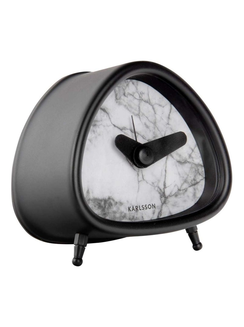 Réveil triangle effet marbre Noir - Kiabi
