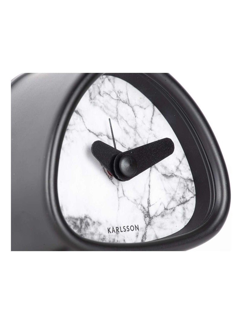 Réveil triangle effet marbre Noir - Kiabi