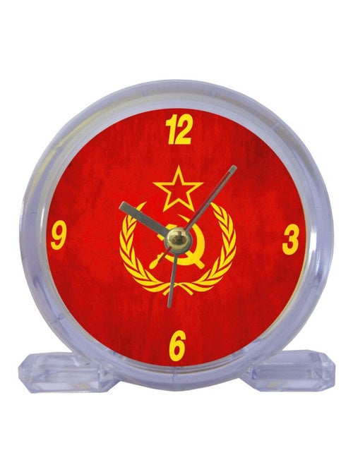 Réveil URSS par Cbkreation Diamètre : 8 cm - Kiabi