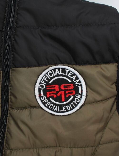 RG512 - Parka garçon imprimé logo - Kiabi