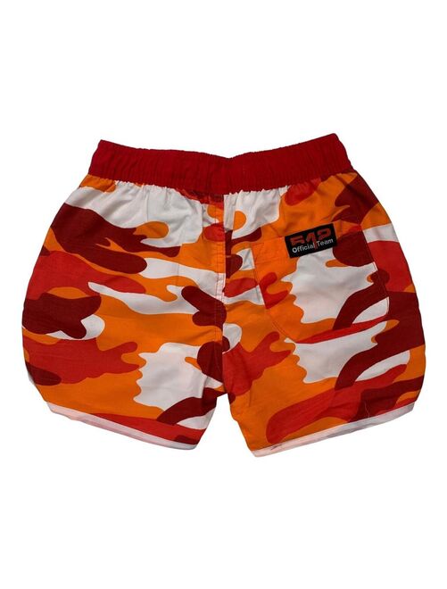 Short de plage - rouge chiné - Kiabi - 4.00€