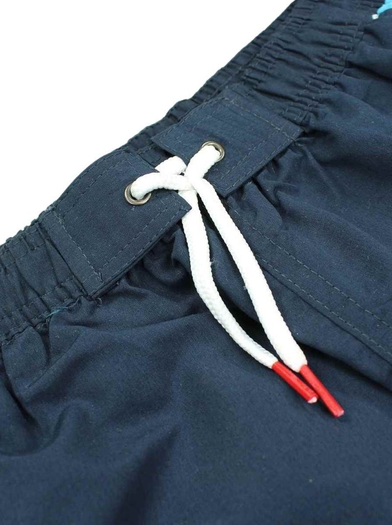 RG512 - Short De Bain imprimé logo Bleu marine - Kiabi