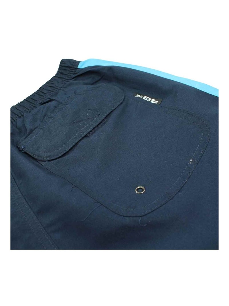RG512 - Short De Bain imprimé logo Bleu marine - Kiabi