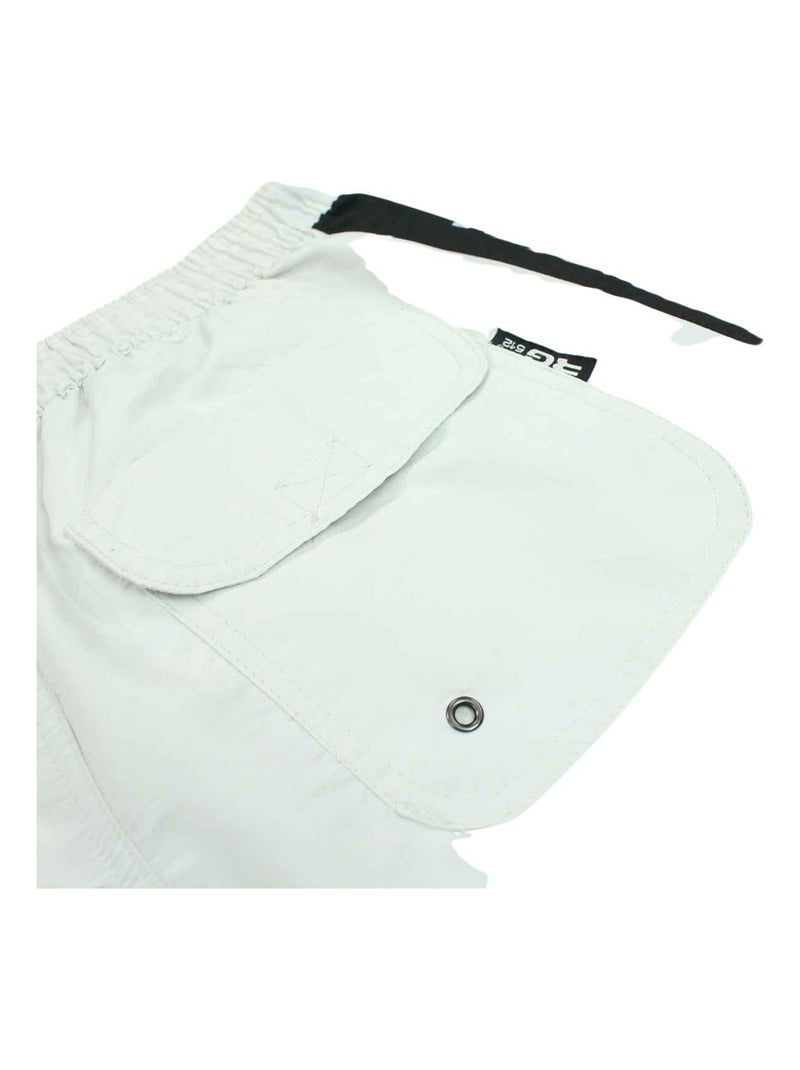 RG512 - Short De Bain imprimé logo Gris - Kiabi