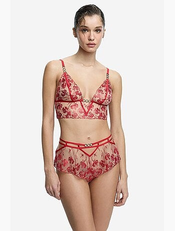 Rhea short taille basse à fleurs penti