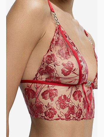 Rhea short taille basse à fleurs penti