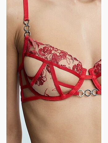 Rhea soutien-gorge en dentelle fleurie penti
