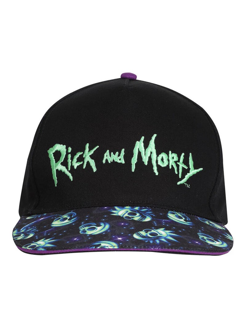 Rick And Morty - Casquette de baseball Noir Violet - Kiabi