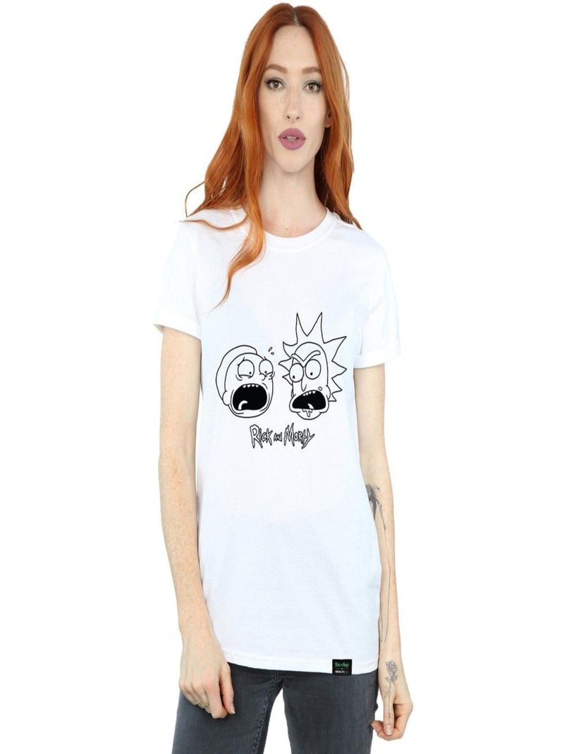 Rick And Morty - T-shirt Blanc - Kiabi