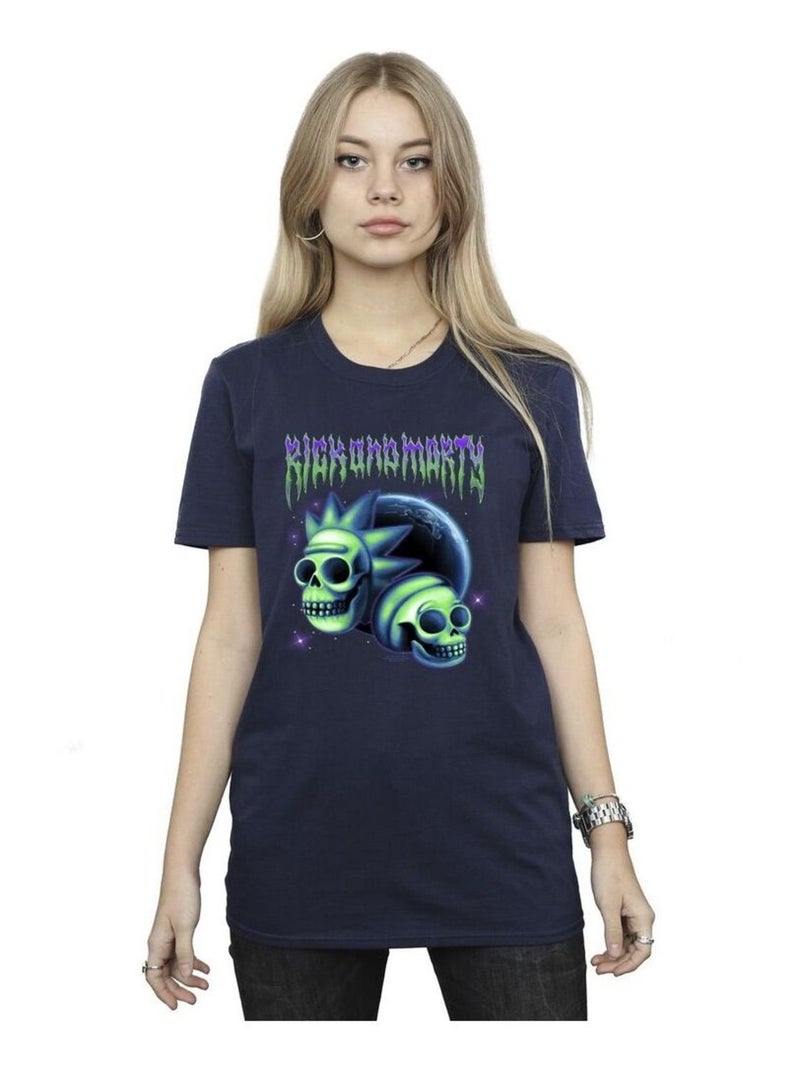 Rick And Morty - T-shirt Bleu marine - Kiabi