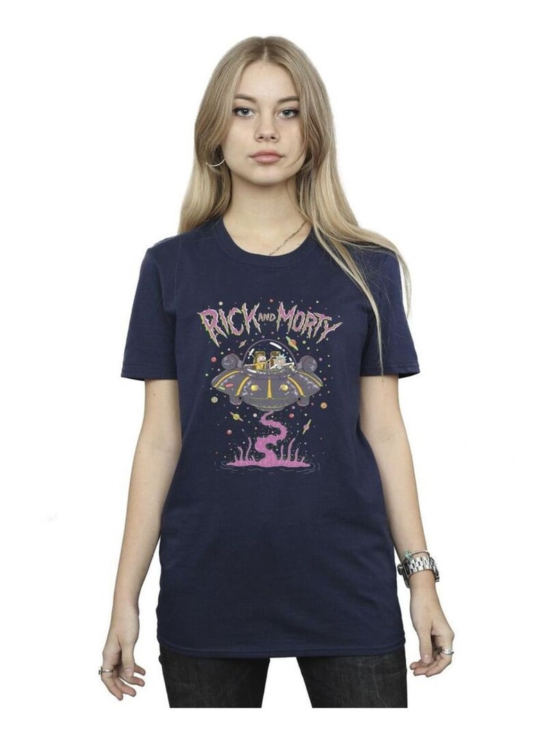 Rick And Morty - T-shirt Bleu marine - Kiabi
