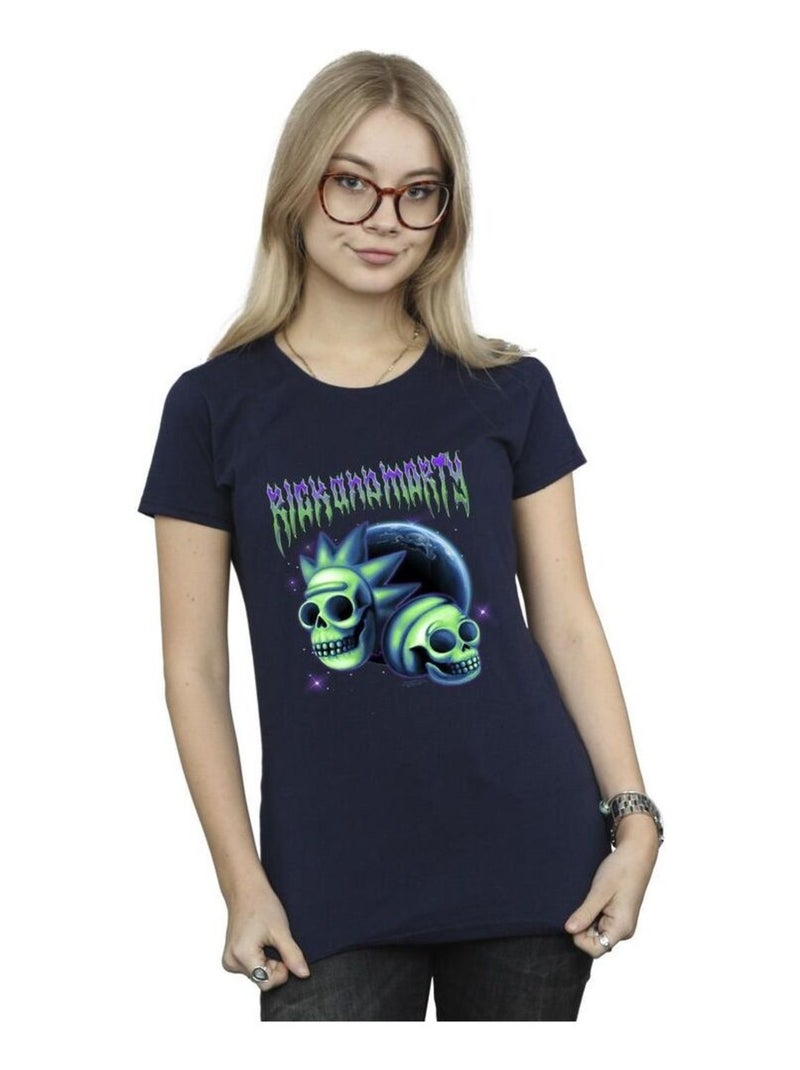 Rick And Morty - T-shirt Bleu marine - Kiabi