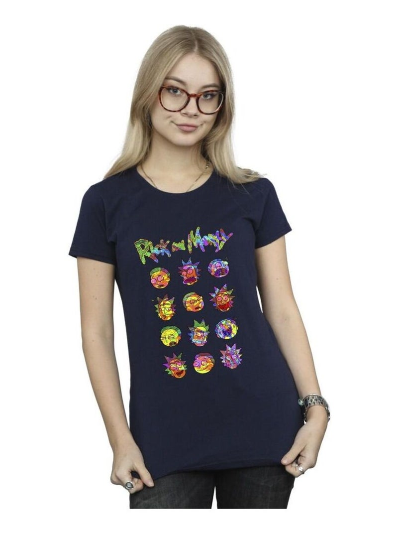 Rick And Morty - T-shirt Bleu marine - Kiabi