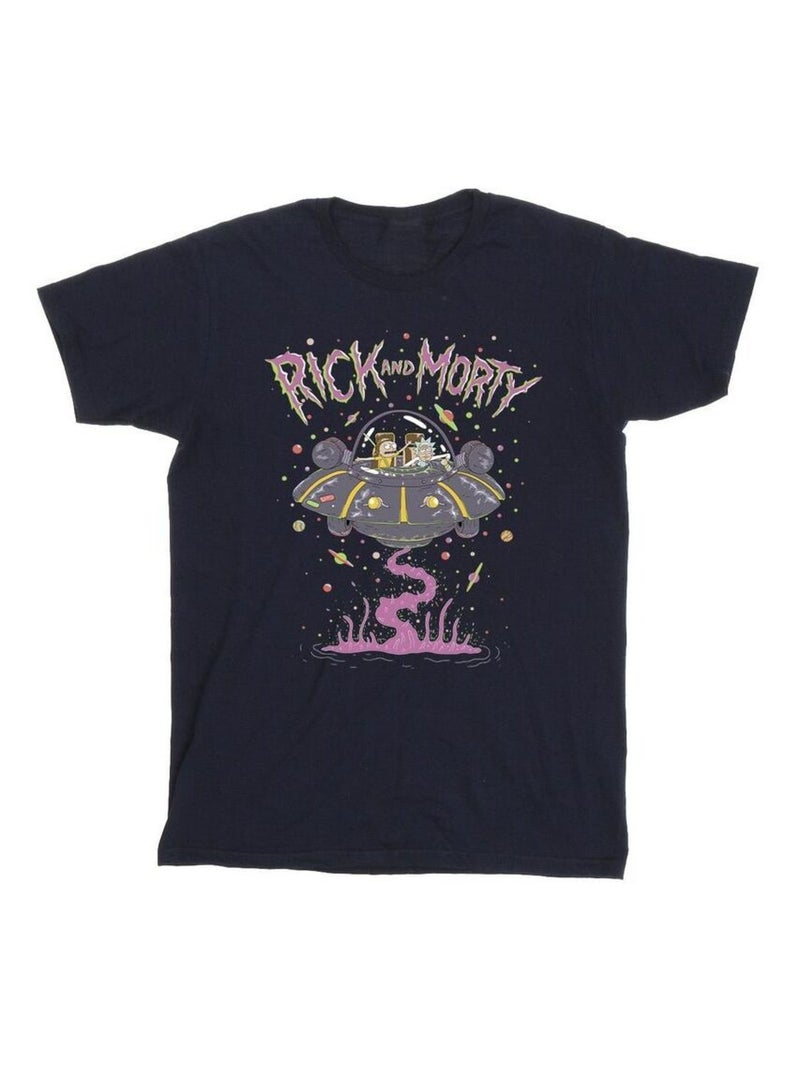 Rick And Morty - T-shirt Bleu marine - Kiabi