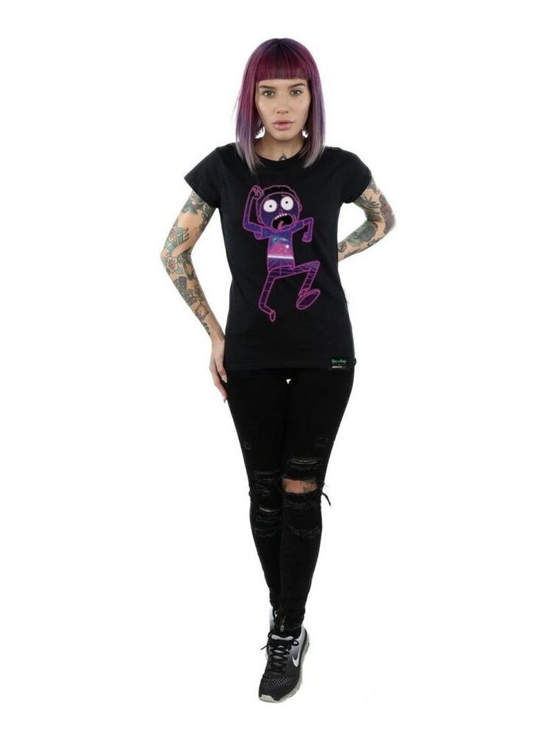 Rick And Morty - T-shirt MULTIVERSE RUN Noir - Kiabi