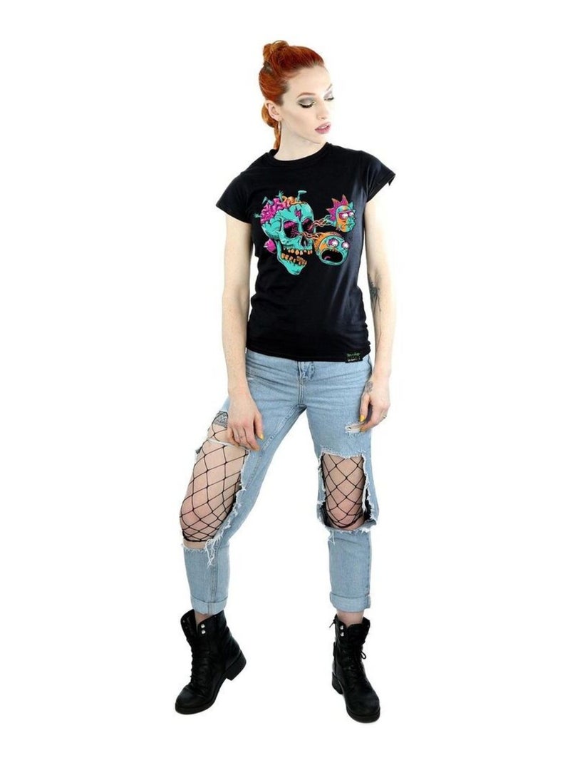 Rick And Morty - T-shirt Noir - Kiabi