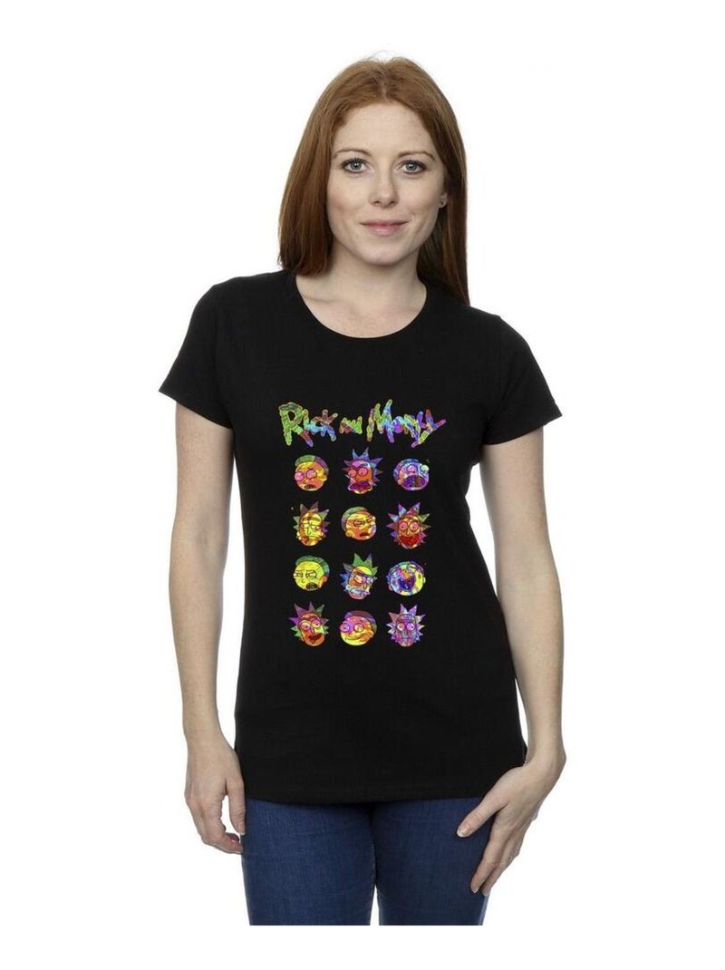 Rick And Morty - T-shirt Noir - Kiabi