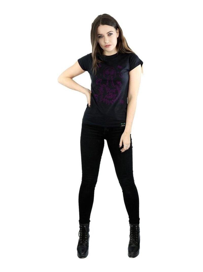 Rick And Morty - T-shirt Noir - Kiabi