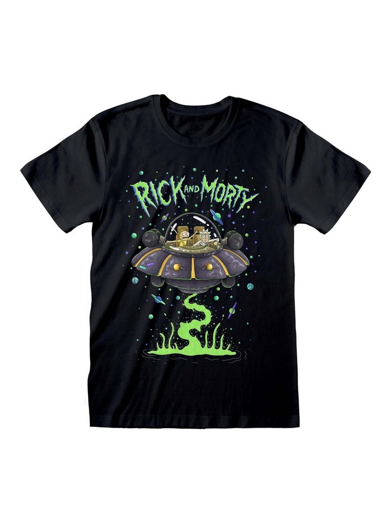Rick And Morty - T-shirt Noir - Kiabi
