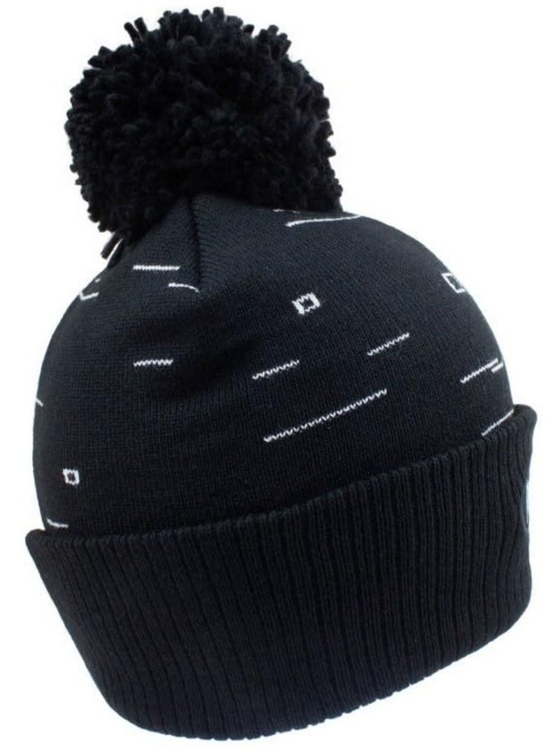 Rick et Morty - Bonnet motif/style Pixel Noir Vert Blanc - Kiabi