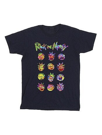 Rick et Morty - T-shirt motif/style tie-dye