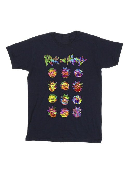 Rick et Morty - T-shirt motif/style tie-dye - Kiabi