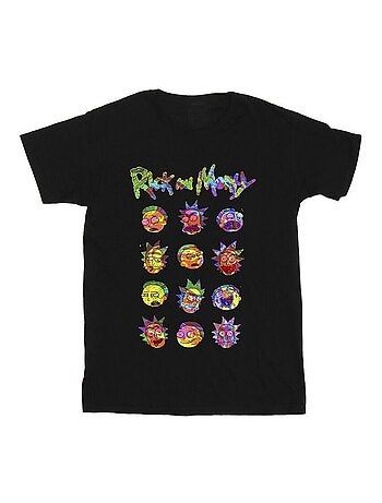 Rick et Morty - T-shirt motif/style tie-dye