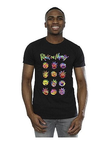 Rick et Morty - T-shirt motif/style tie-dye