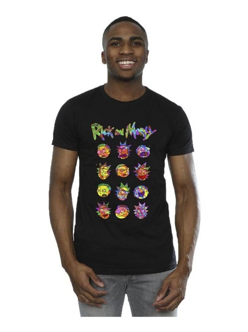 Rick et Morty - T-shirt motif/style tie-dye - Kiabi