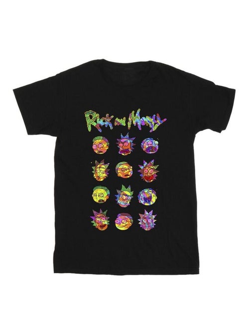 Rick et Morty - T-shirt motif/style tie-dye - Kiabi