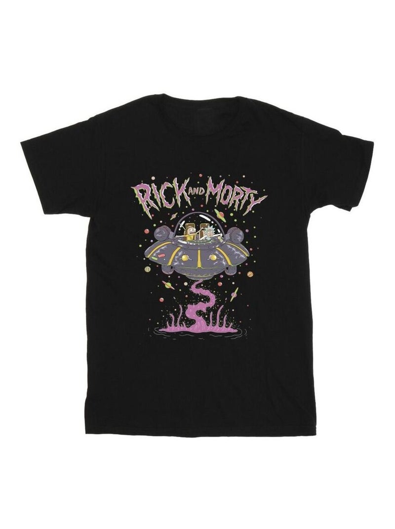 Rick et Morty - T-shirt Noir - Kiabi