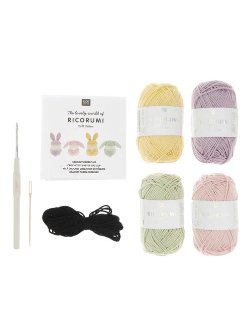 Ricorumi Kit à crochet "Coquetier de Pâques" - Kiabi Ricorumi Kit à crochet "Coquetier de Pâques" - Kiabi