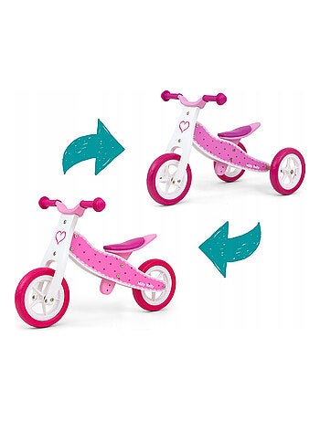 Ride On draisienne 2in1 Look Coeurs