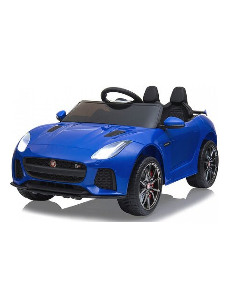 Ride-on Jaguar F-typee SVR bleu 12V Bleu - Kiabi
