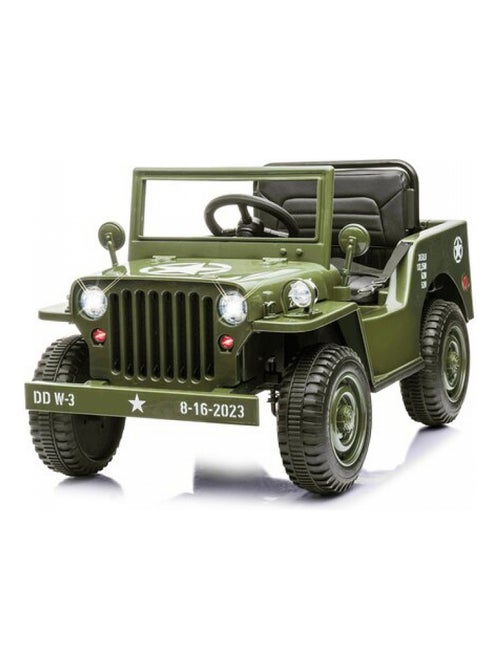 Ride on Jeep Willys MB Army 12V - Kiabi