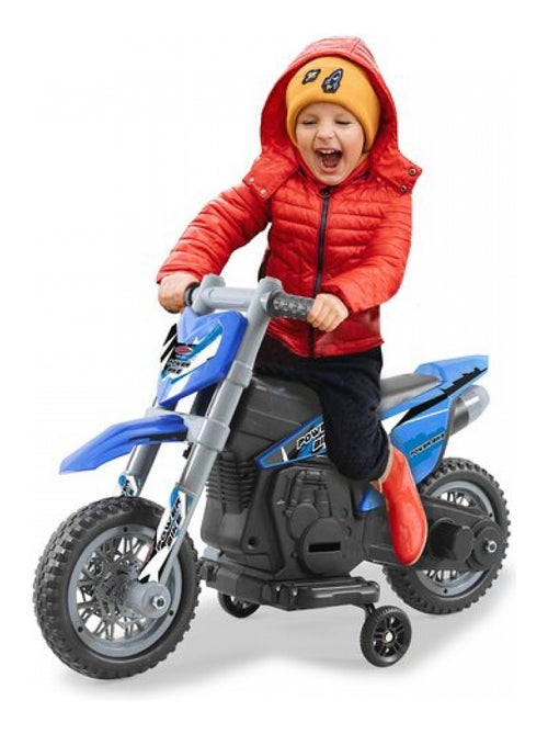 Ride-on Moto Power Bike blu 6V - Kiabi
