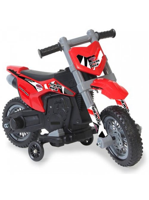Ride-on moto power bike rouge 6v - Kiabi