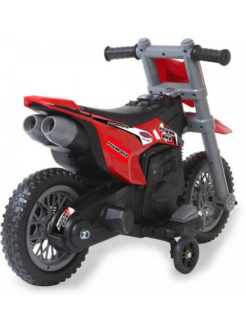 Ride-on moto power bike rouge 6v - Kiabi