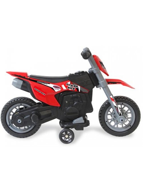 Ride-on moto power bike rouge 6v - Kiabi