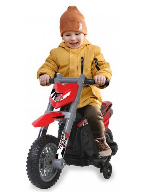 Ride-on moto power bike rouge 6v - Kiabi