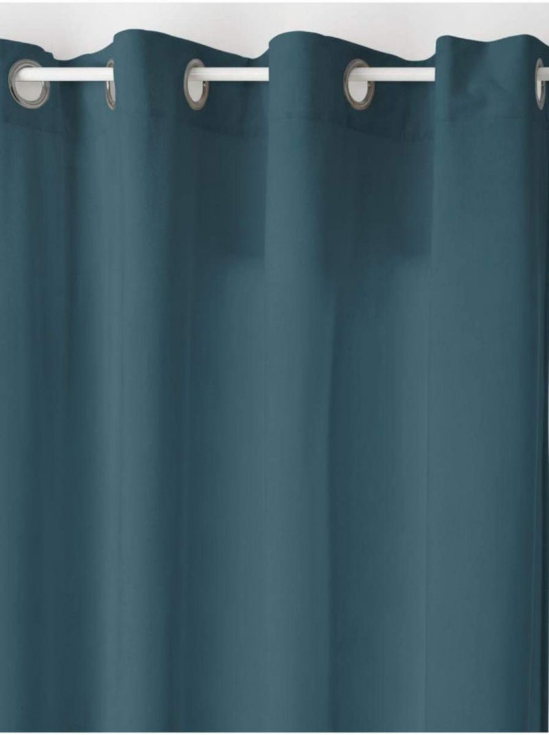 Rideau - Atmosphera - 100% Polyester Bleu - Kiabi