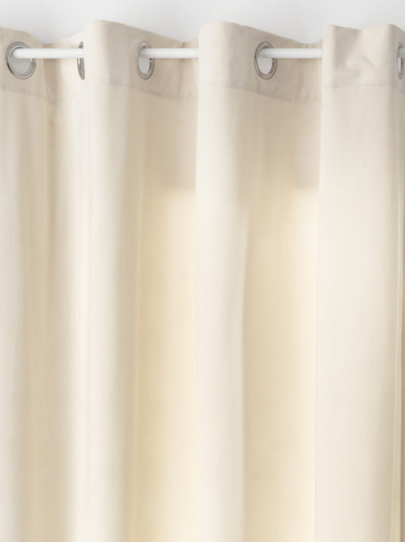 Rideau - Atmosphera - 100% Polyester Ivoire - Kiabi