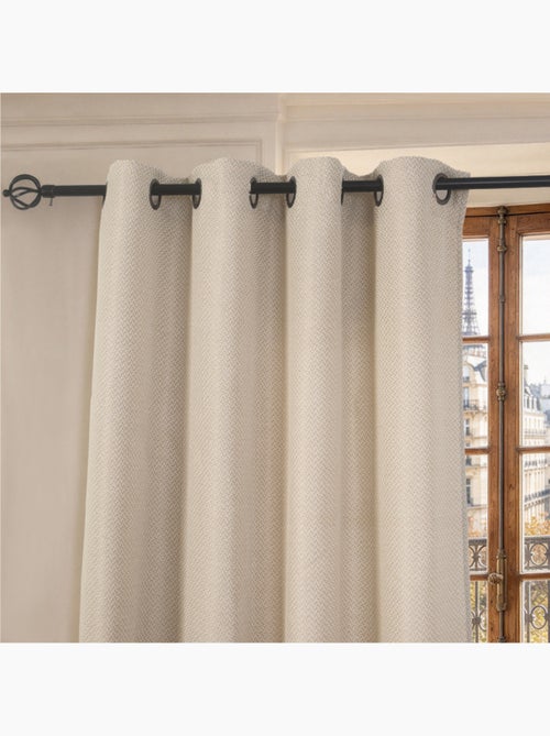 Rideau - coton pur - 100% polyester - Kiabi Rideau - coton pur - 100% polyester - Kiabi