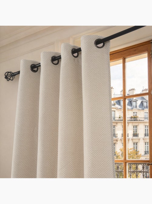 Rideau - coton pur - 100% polyester - Kiabi Rideau - coton pur - 100% polyester - Kiabi