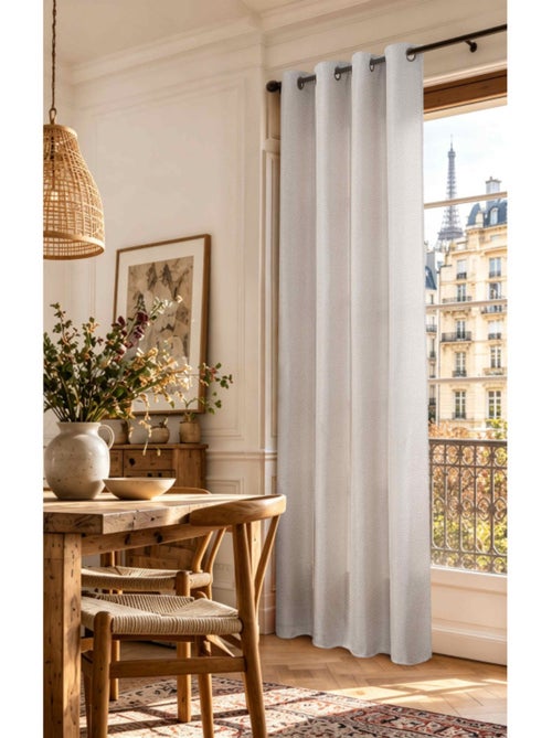 Rideau - coton pur - 100% polyester - Kiabi Rideau - coton pur - 100% polyester - Kiabi