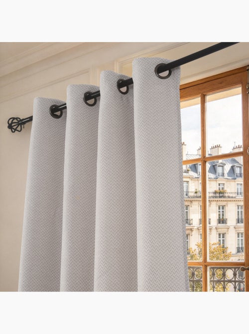 Rideau - coton pur - 100% polyester - Kiabi Rideau - coton pur - 100% polyester - Kiabi