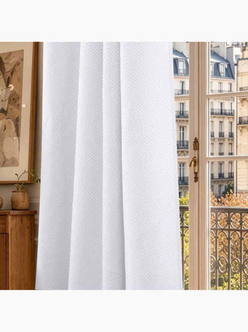Rideau - coton pur - 100% polyester - Kiabi Rideau - coton pur - 100% polyester - Kiabi